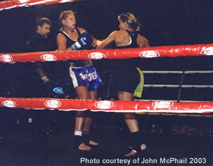 Trish punching